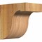 Ekena Millwork Del Monte Rough Sawn Corbel, Western Red Cedar, 4"W x 6"D x 6"H COR04X06X06DEL00RWR - alternate 1